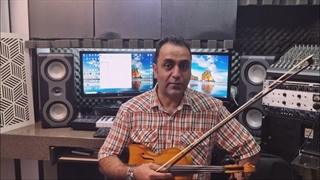 آموزش ویلن آموزش بداهه نوازی ساده چهارمضراب مخالف سه گاه  ایمان ملکی