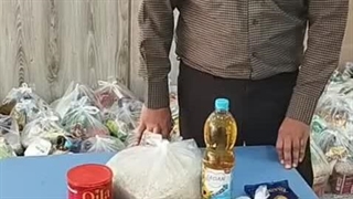 اهدا ۱۰۰ بسته مواد غذایی توسط یک دوست(۱۴۰۵/۰۳/۲۱)