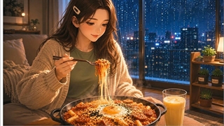 یک روز بارانی و دنج در خانه