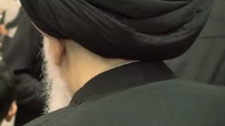 تشرف آیت الله علوی بروجردی به آستان شاه نجف علی(ع)