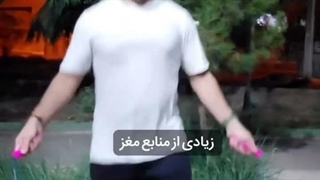درمان نشخوار فکری با ورزش. ورزش کردن طناب زدن